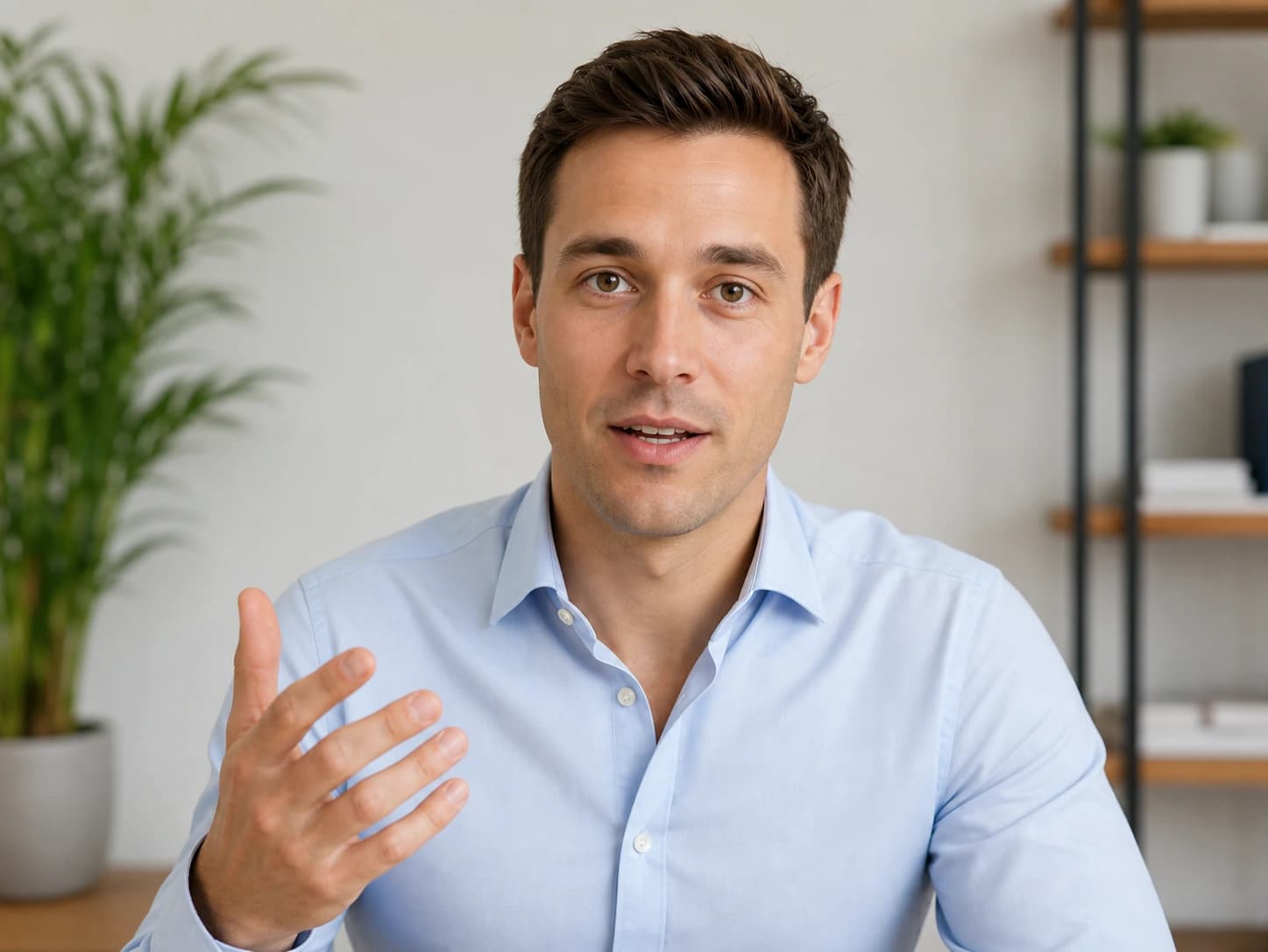 A video before a call to action is added
